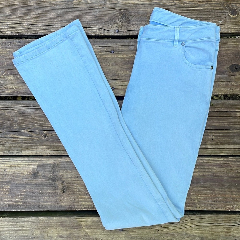 Light Wash Low-Rise Bootcut Jeans